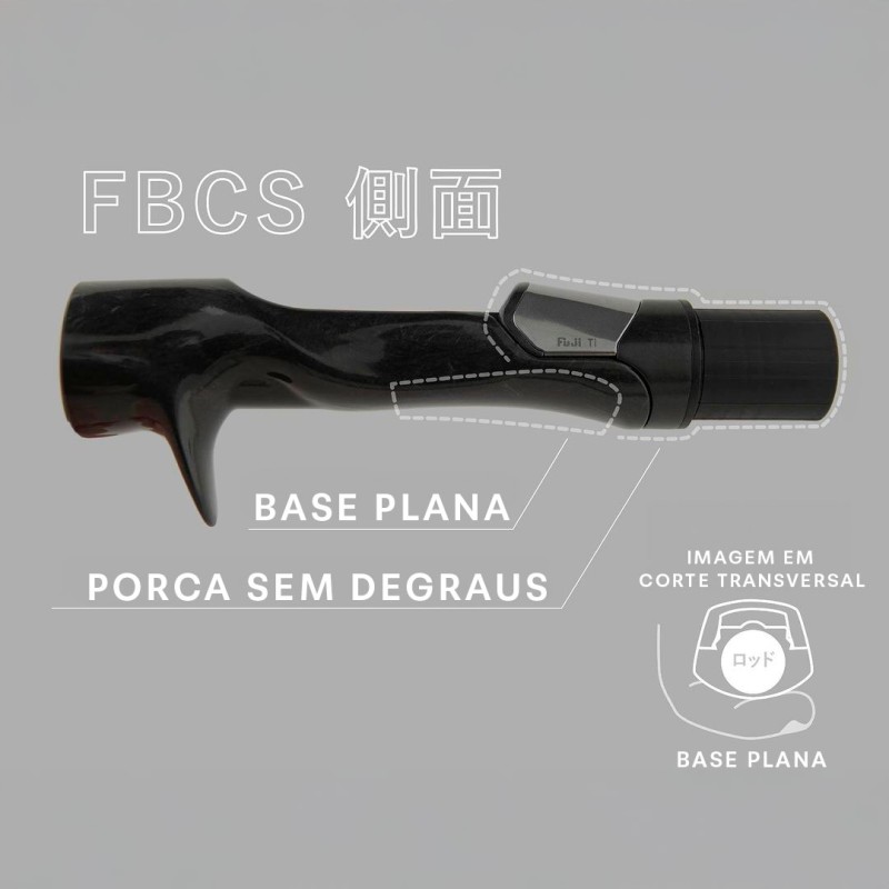 Fixador Fuji Carretilha - Carbono